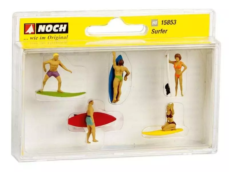 NOCH Figuren Surfer 5 Stück, H0 4 NOCH Figuren Surfer 5 Stück, H0 – Bild 2